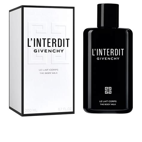 creme pour le corps givenchy|L'Interdit .